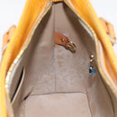 LOUIS VUITTON Monogram Vernis Houston Hand Bag Beige M91004 LV Auth BA14836-20
