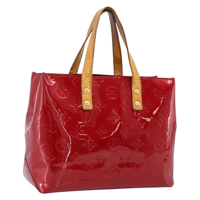LOUIS VUITTON Monogram Vernis Reade PM Bag Pomme D'amour M91990 LV Auth BA14837