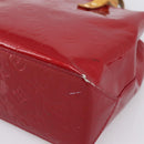 LOUIS VUITTON Monogram Vernis Reade PM Bag Pomme D'amour M91990 LV Auth BA14837-15