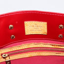 LOUIS VUITTON Monogram Vernis Reade PM Bag Pomme D'amour M91990 LV Auth BA14837-10