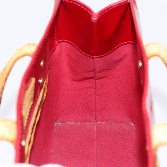 LOUIS VUITTON Monogram Vernis Reade PM Bag Pomme D'amour M91990 LV Auth BA14837