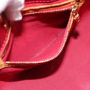 LOUIS VUITTON Monogram Vernis Reade PM Bag Pomme D'amour M91990 LV Auth BA14837-20