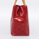 LOUIS VUITTON Monogram Vernis Reade PM Bag Pomme D'amour M91990 LV Auth BA14837-3