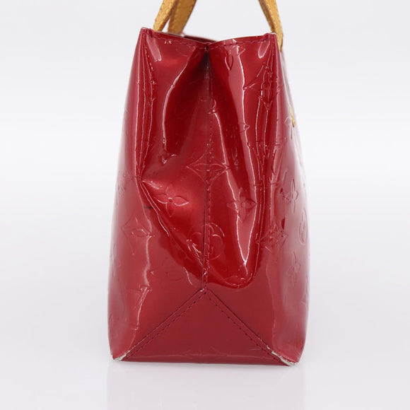LOUIS VUITTON Monogram Vernis Reade PM Bag Pomme D'amour M91990 LV Auth BA14837