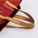LOUIS VUITTON Monogram Vernis Reade PM Bag Pomme D'amour M91990 LV Auth BA14837-7