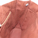 HERMES Fourre Tout PM Hand Bag cotton Brown Silver Auth BA14842-18