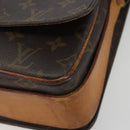LOUIS VUITTON Monogram Cartouchiere GM Shoulder Bag M51252 LV Auth BA14845-12