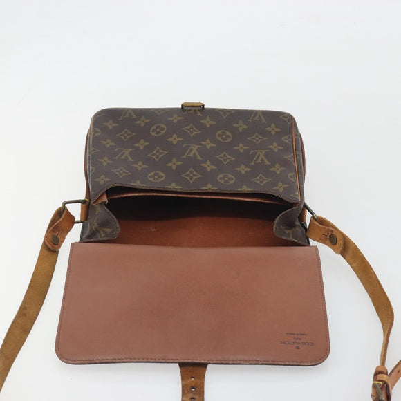 LOUIS VUITTON Monogram Cartouchiere GM Shoulder Bag M51252 LV Auth BA14845