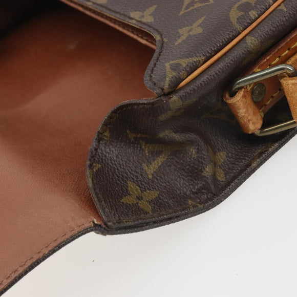 LOUIS VUITTON Monogram Cartouchiere GM Shoulder Bag M51252 LV Auth BA14845