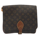 LOUIS VUITTON Monogram Cartouchiere GM Shoulder Bag M51252 LV Auth BA14845-2
