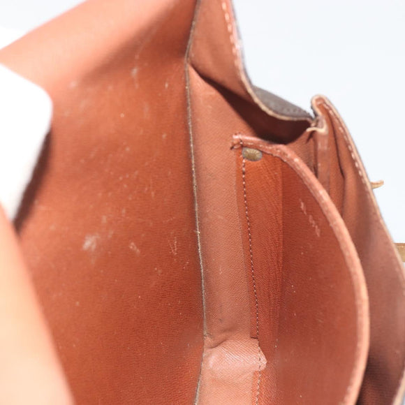 LOUIS VUITTON Monogram Cartouchiere GM Shoulder Bag M51252 LV Auth BA14845