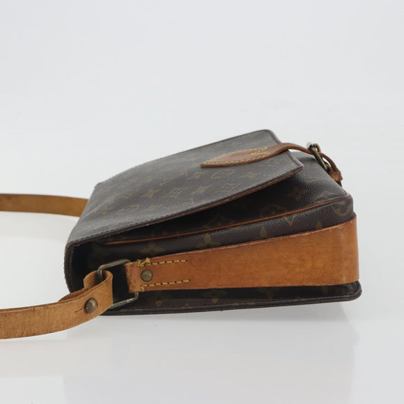 LOUIS VUITTON Monogram Cartouchiere GM Shoulder Bag M51252 LV Auth BA14845