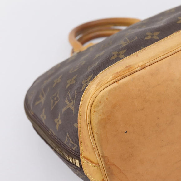 LOUIS VUITTON Monogram Alma Hand Bag M51130 LV Auth BA14847