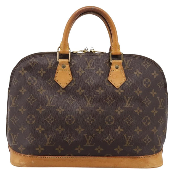 LOUIS VUITTON Monogram Alma Hand Bag M51130 LV Auth BA14847