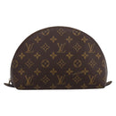 LOUIS VUITTON Monogram Trousse Demi Ronde Cosmetic Pouch M47520 LV Auth BA14851-13
