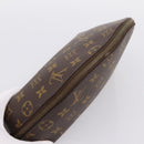 LOUIS VUITTON Monogram Trousse Demi Ronde Cosmetic Pouch M47520 LV Auth BA14851-5