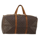 LOUIS VUITTON Monogram Sac Souple 55 Boston Bag M41622 LV Auth BA14852-1