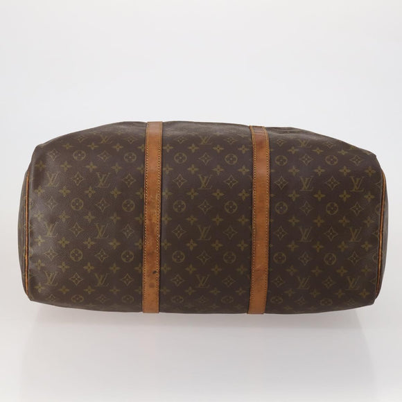LOUIS VUITTON Monogram Sac Souple 55 Boston Bag M41622 LV Auth BA14852