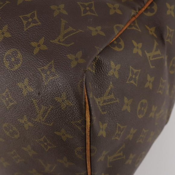 LOUIS VUITTON Monogram Sac Souple 55 Boston Bag M41622 LV Auth BA14852