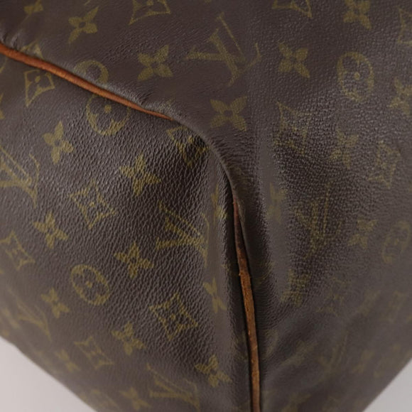 LOUIS VUITTON Monogram Sac Souple 55 Boston Bag M41622 LV Auth BA14852