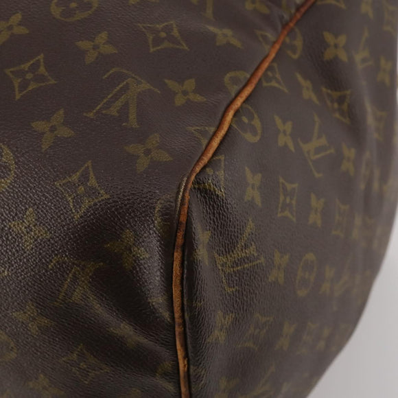 LOUIS VUITTON Monogram Sac Souple 55 Boston Bag M41622 LV Auth BA14852