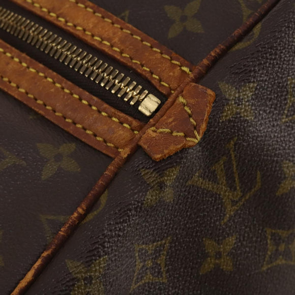 LOUIS VUITTON Monogram Sac Souple 55 Boston Bag M41622 LV Auth BA14852