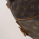 LOUIS VUITTON Monogram Saumur 35 Shoulder Bag M42254 LV Auth BA14853-16