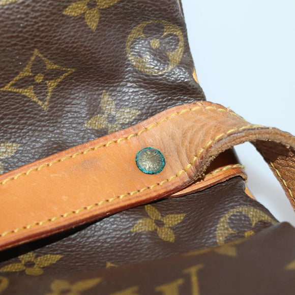 LOUIS VUITTON Monogram Saumur 35 Shoulder Bag M42254 LV Auth BA14853