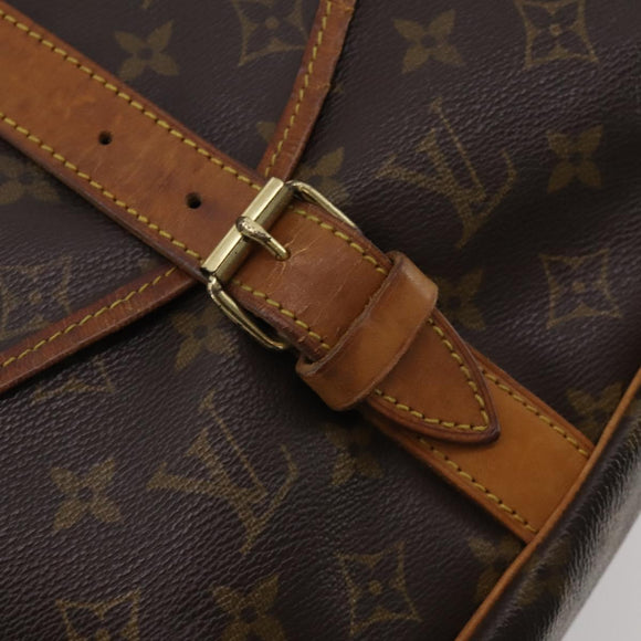 LOUIS VUITTON Monogram Saumur 35 Shoulder Bag M42254 LV Auth BA14853