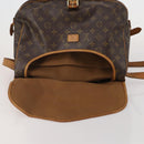 LOUIS VUITTON Monogram Saumur 35 Shoulder Bag M42254 LV Auth BA14853-23