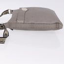 FENDI Celeria Shoulder Bag Leather Silver 8BT109 Auth BA14855-5