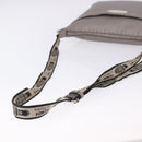 FENDI Celeria Shoulder Bag Leather Silver 8BT109 Auth BA14855-7