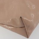 GUCCI GG Implementation Tote Bag PVC Leather Pink Gold Tone 211138 Auth BA14858-12