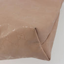 GUCCI GG Implementation Tote Bag PVC Leather Pink Gold Tone 211138 Auth BA14858-13
