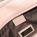 GUCCI GG Implementation Tote Bag PVC Leather Pink Gold Tone 211138 Auth BA14858-18