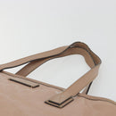 GUCCI GG Implementation Tote Bag PVC Leather Pink Gold Tone 211138 Auth BA14858-8