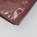 LOUIS VUITTON Monogram Vernis Stanton Hand Bag Viole M91079 LV Auth BA14859-18