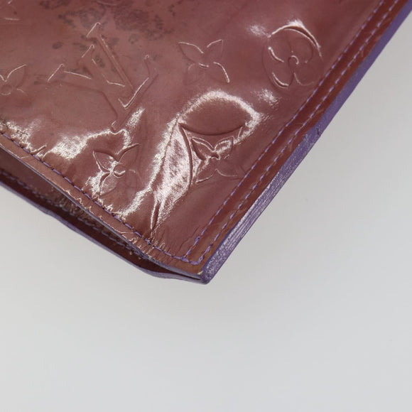 LOUIS VUITTON Monogram Vernis Stanton Hand Bag Viole M91079 LV Auth BA14859