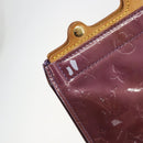 LOUIS VUITTON Monogram Vernis Stanton Hand Bag Viole M91079 LV Auth BA14859-10