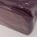 LOUIS VUITTON Monogram Vernis Reade GM Tote Bag Purple M91085 LV Auth BA14860-17
