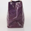 LOUIS VUITTON Monogram Vernis Reade GM Tote Bag Purple M91085 LV Auth BA14860-4
