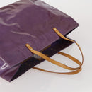 LOUIS VUITTON Monogram Vernis Reade GM Tote Bag Purple M91085 LV Auth BA14860-6