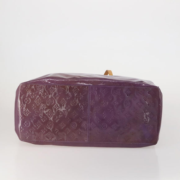 LOUIS VUITTON Monogram Vernis Reade GM Tote Bag Purple M91085 LV Auth BA14860