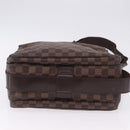 LOUIS VUITTON Damier Ebene Naviglio Shoulder Bag N45255 LV Auth BA14865-5