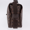 LOUIS VUITTON Damier Ebene Naviglio Shoulder Bag N45255 LV Auth BA14865-3