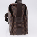 LOUIS VUITTON Damier Ebene Naviglio Shoulder Bag N45255 LV Auth BA14865-4