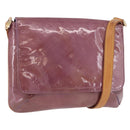 LOUIS VUITTON Monogram Vernis Thompson Street Bag Purple M91095 LV Auth BA14866-1