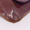 LOUIS VUITTON Monogram Vernis Thompson Street Bag Purple M91095 LV Auth BA14866-16