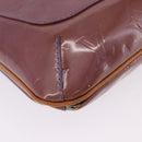 LOUIS VUITTON Monogram Vernis Thompson Street Bag Purple M91095 LV Auth BA14866-17