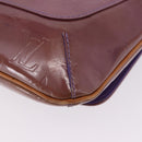 LOUIS VUITTON Monogram Vernis Thompson Street Bag Purple M91095 LV Auth BA14866-18
